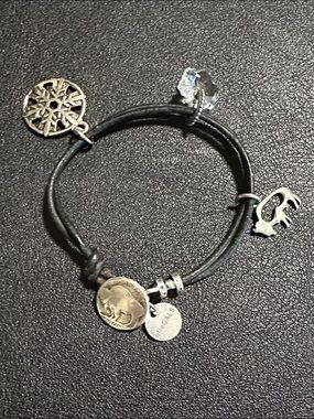 BfloGALS Winter Season Leather Nickel Bracelet
